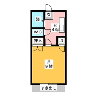 コーポ辻【1階】の間取り