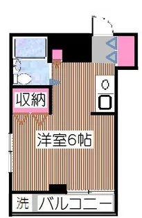 服部ハイツ【2階】の間取り