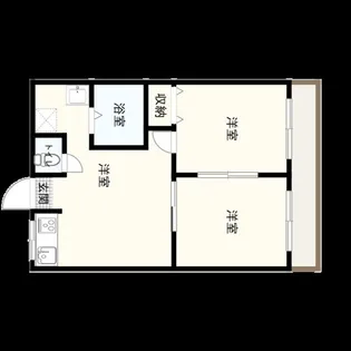 セントラルパビリオン【2階】の間取り