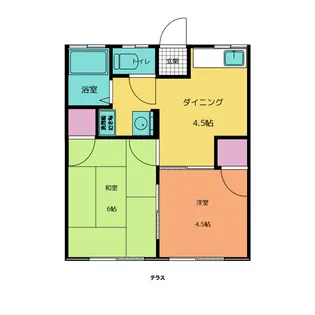 池田コーポ【2階】の間取り