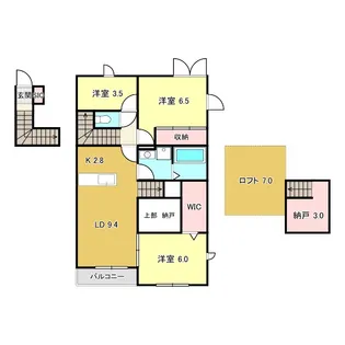 フェリステージ エム【2階】の間取り