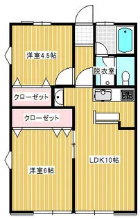 シティハイム十六番館【2階】の間取り
