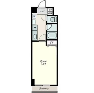 ソレアードスィエテ【7階】の間取り