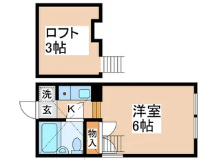 ヴィラ ファルコム【1階】の間取り