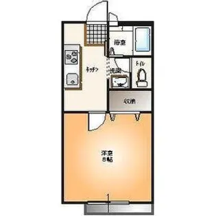 ファニースクエア【2階】の間取り