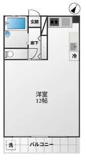 原宿第2コーポ【7階】の間取り