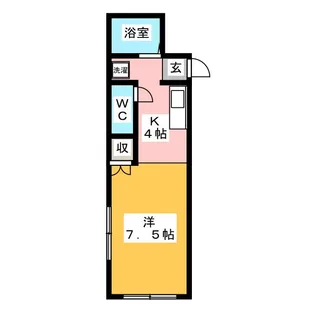 メゾントーク【4階】の間取り