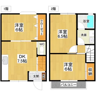 旭ルーミー真鍋新町29号館【1階】の間取り