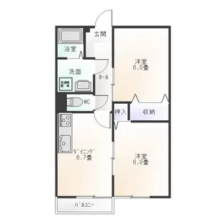Point241 II【2階】の間取り