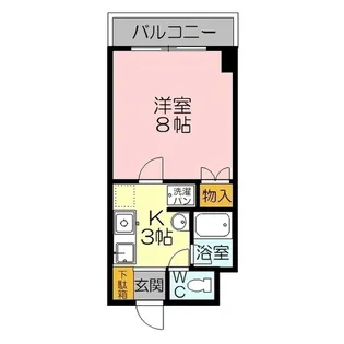 ブライトライツ皆生【2階】の間取り