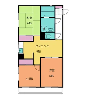 ニューホームズ第一マンション【3階】の間取り