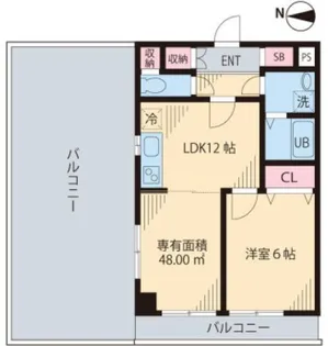 SWEET HILLS瑞江【3階】の間取り