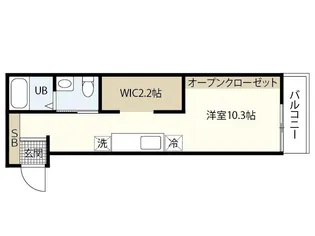 GRACE西栄 Annex【3階】の間取り
