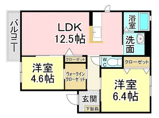 KASUGA抱月2010【2階】の間取り