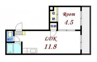三篠カワミビル【7階】の間取り