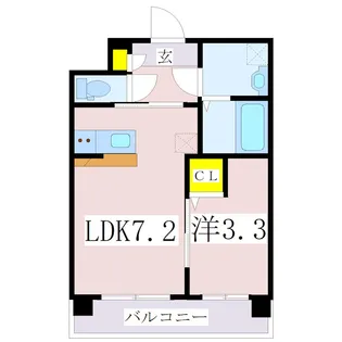 鹿児島県鹿児島市天保山町【マンション】の間取り