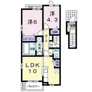 Y.クラシックII【2階】の間取り