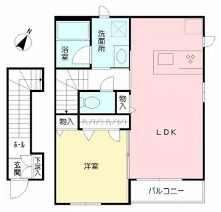 セルディーナ清水町【2階】の間取り