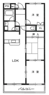 シャンテハイツ【1階】の間取り