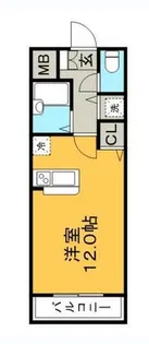 アザレアハイツ江崎【1階】の間取り