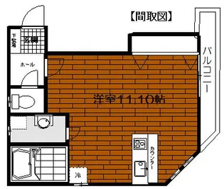 ラセットストーン【2階】の間取り
