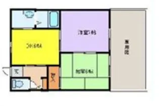 ブランミュール【1階】の間取り