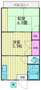 シティハイムクラハシ【2階】の間取り