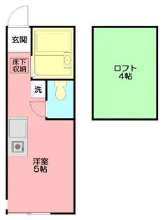モンステラ戸塚【1階】の間取り
