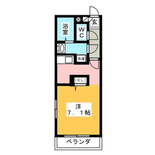 リブリ ローズガーデン【2階】の間取り