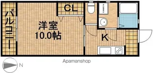 佳章原島【3階】の間取り