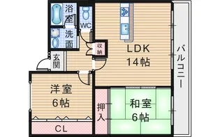 カーサエクセレント【3階】の間取り
