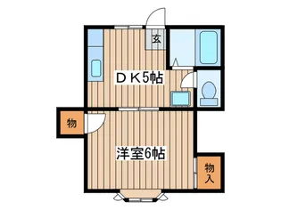 ブロンズル-フ【2階】の間取り