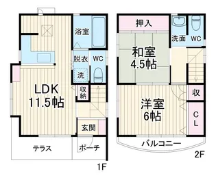 埼玉県川口市本前川3【一戸建】の間取り