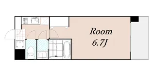 1Kの間取り画像