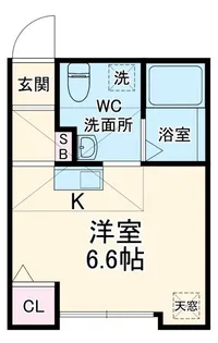 B.S.パーク戸塚【1階】の間取り