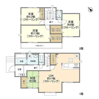 千葉県船橋市大穴北2【一戸建】の間取り