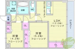 u ステージ2【2階】の間取り