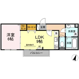 鹿児島県鹿児島市宇宿9【アパート】の間取り