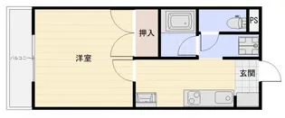メゾン南風【3階】の間取り