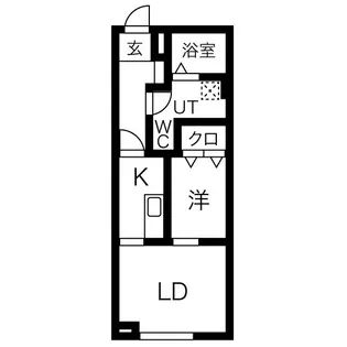 メリディアン川平伍番館【1階】の間取り