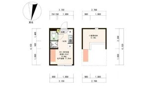 ハーモニーテラス矢口【2階】の間取り