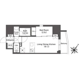 東京都豊島区巣鴨3【マンション】の間取り