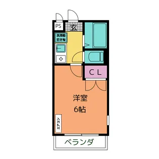 レオパレス大久伝【3階】の間取り