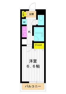東京都練馬区田柄1【マンション】の間取り
