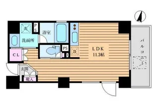 パークヒルズ赤坂【7階】の間取り