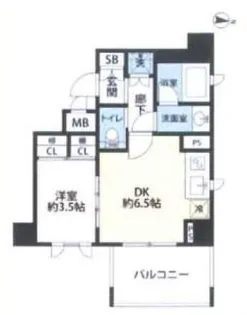 東京都台東区三ノ輪1【マンション】の間取り
