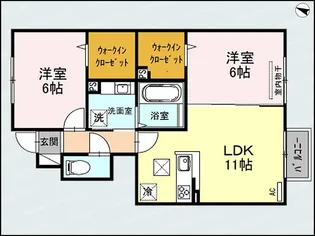 Sun Crane(サンクレイン)【1階】の間取り