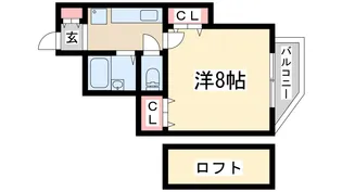 シュロスKSK【2階】の間取り