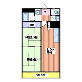 ウィングレスト【4階】の間取り