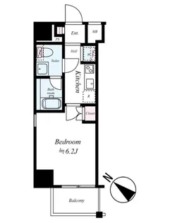 アベニール大塚(北大塚3丁目)【1階】の間取り
